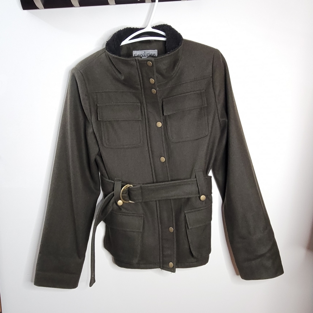 Cecil Gee Hunter Green Coat